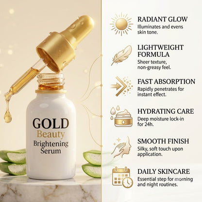 Gold Beauty Brightening Serum – Radiant Glow Face Serum | 5ml
