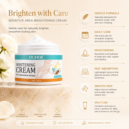 Sensitive Area Brightening Cream – Underarms, Inner Thighs &amp; Dark Spot Care | 30ml