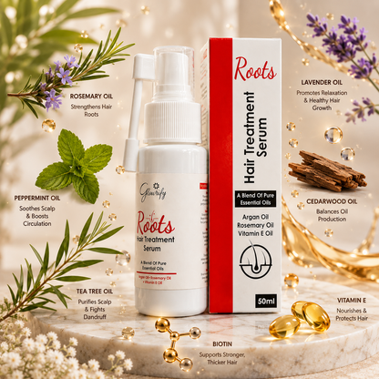 Glowrify Roots Hair Treatment Serum – Nourishing Scalp & Root Care Serum | 50ml
