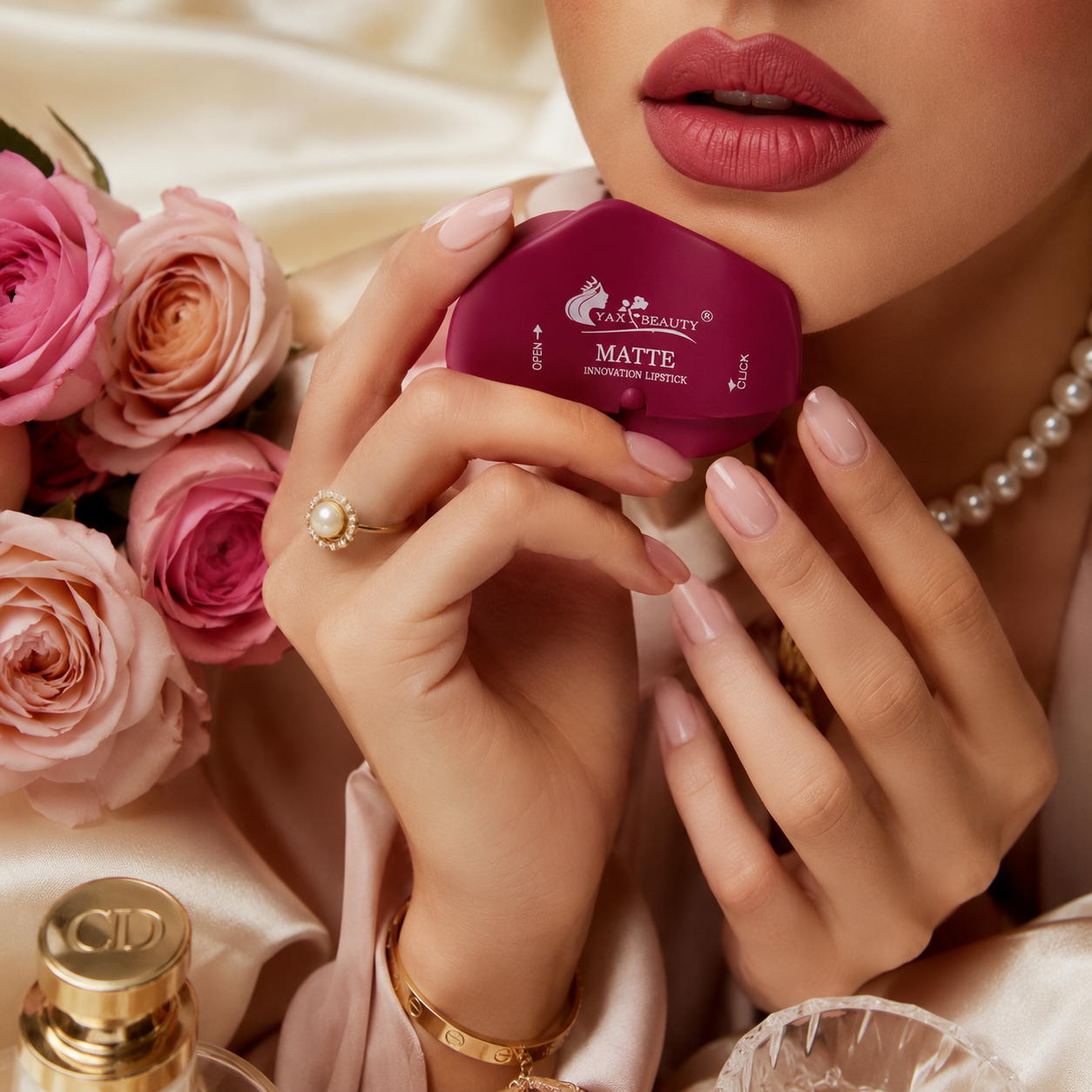 YAXI Beauty Velvet Matte Lipstick – Long-Lasting Smooth Matte Lip Color