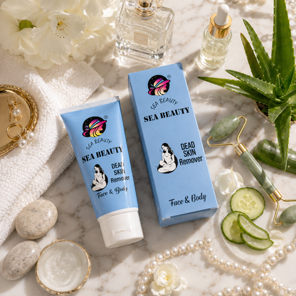 Sea Beauty Dead Skin Remover – Face &amp; Body Exfoliating Peeling Gel | Deep Cleansing Formula