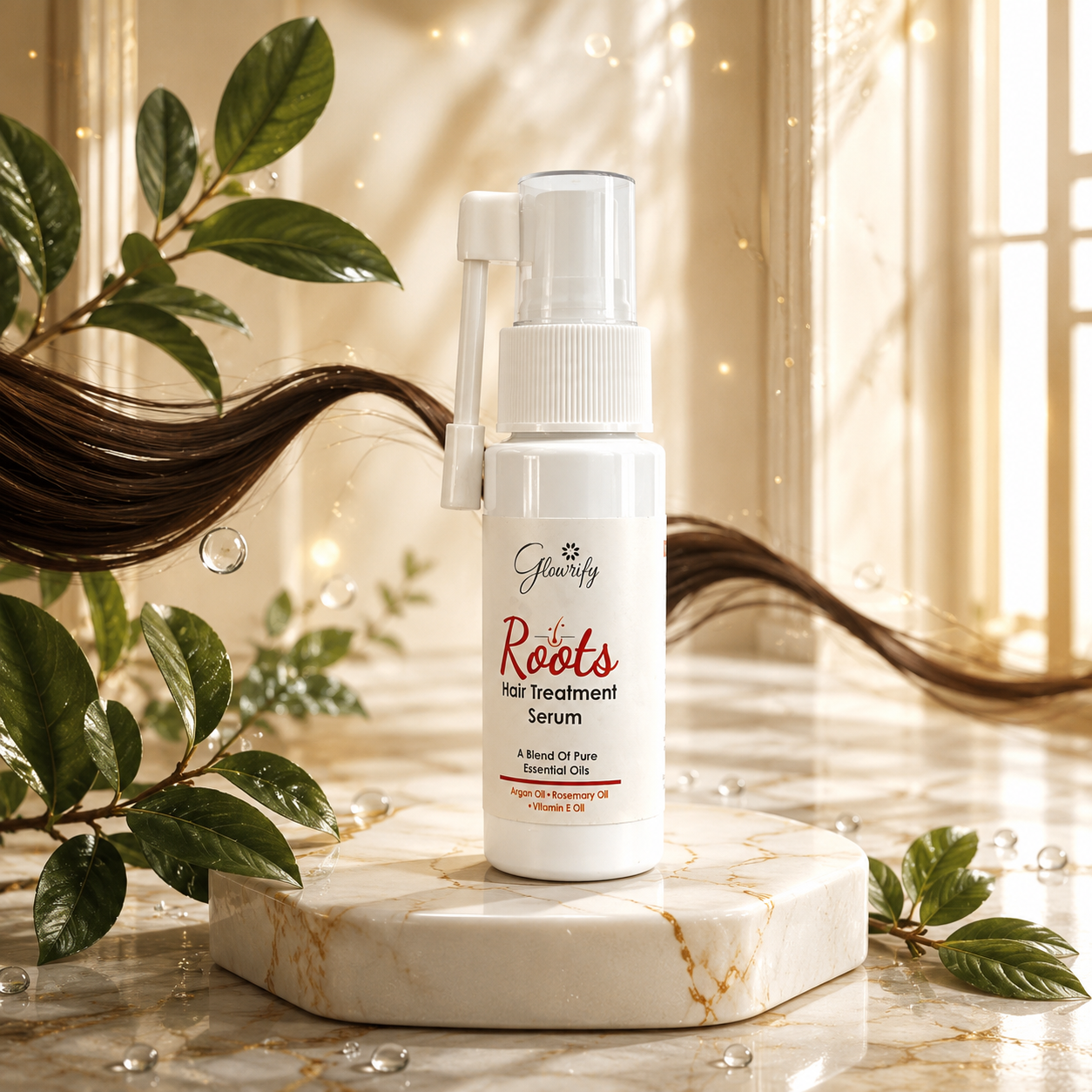 Glowrify Roots Hair Treatment Serum – Nourishing Scalp & Root Care Serum | 50ml