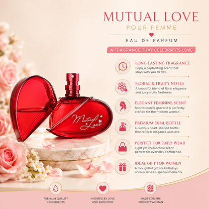 Mutual Love Eau De Parfum 50ml – Long-Lasting Elegant Perfume for Women