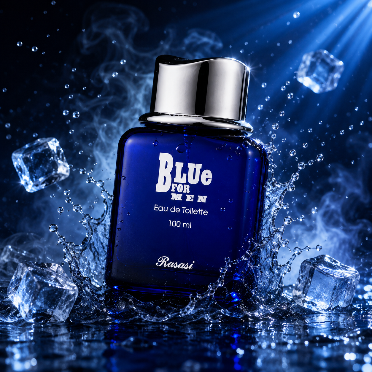 Rasasi Blue For Men Eau De Toilette 100ml – Fresh Long-Lasting Premium Men's Fragrance