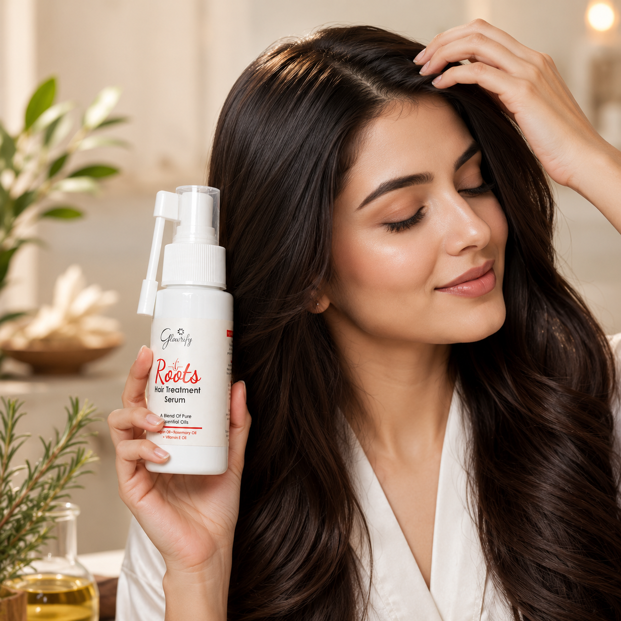Glowrify Roots Hair Treatment Serum – Nourishing Scalp & Root Care Serum | 50ml