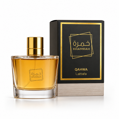 Lattafa Khamrah Qahwa Unisex Eau De Parfum 100ml – Black