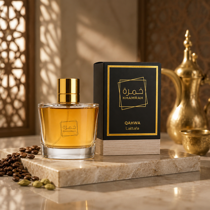 Lattafa Khamrah Qahwa Unisex Eau De Parfum 100ml – Black