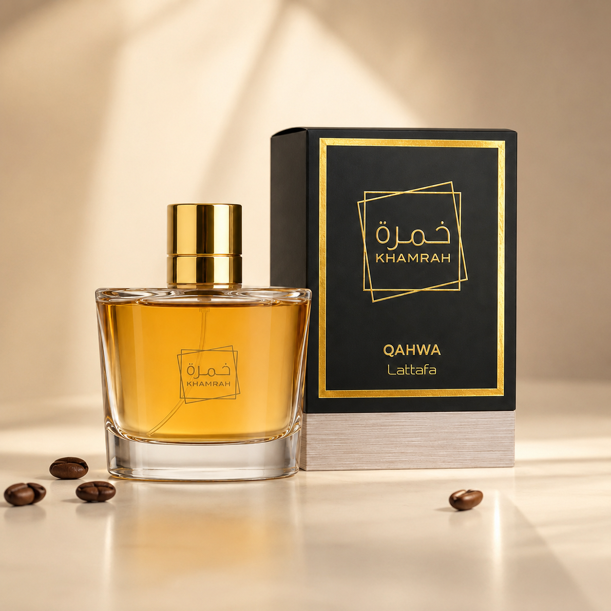 Lattafa Khamrah Qahwa Unisex Eau De Parfum 100ml – Black