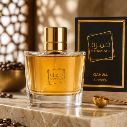 Lattafa Khamrah Qahwa Unisex Eau De Parfum 100ml – Black