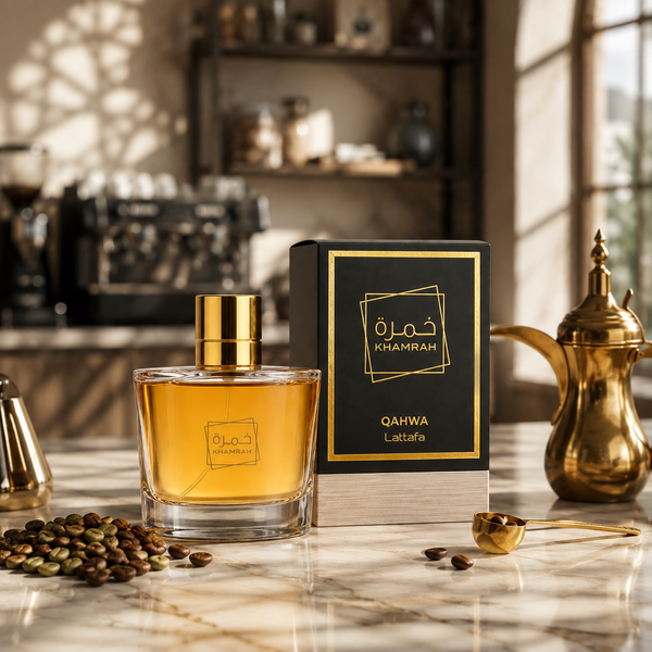 Lattafa Khamrah Qahwa Unisex Eau De Parfum 100ml – Black