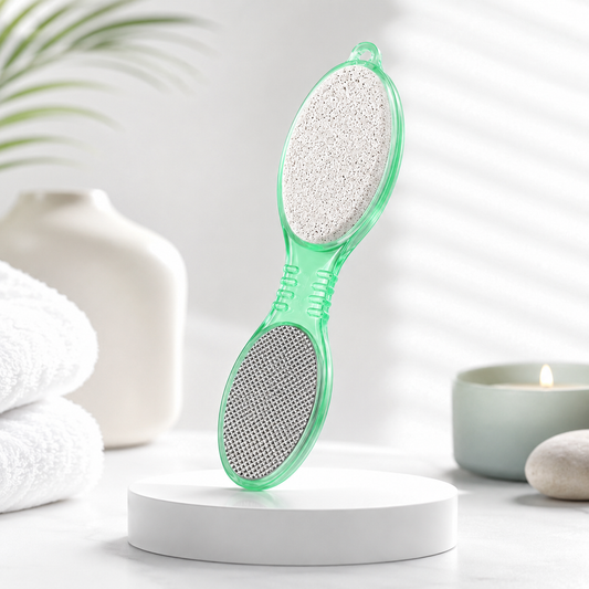 4-in-1 Pedicure Foot File – Callus Remover, Pumice Stone & Nail Brush