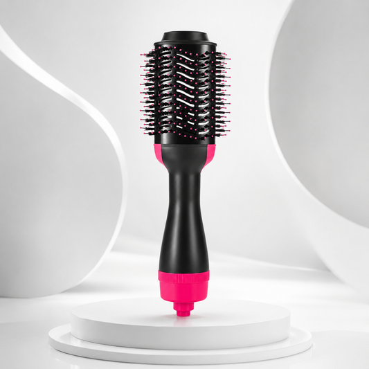 3-in-1 Hot Air Brush – Hair Dryer, Straightener & Curler