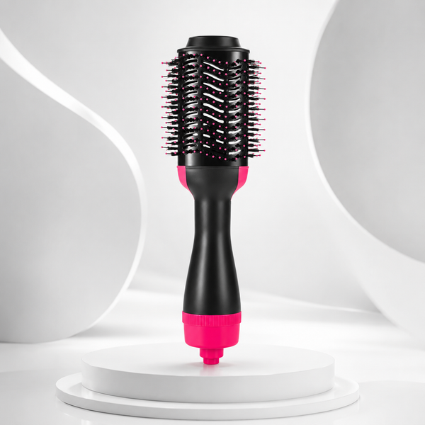 3-in-1 Hot Air Brush – Hair Dryer, Straightener & Curler