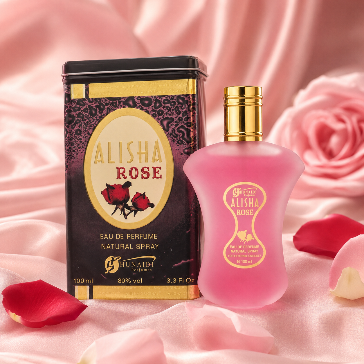 Alisha Rose by Hunaidi Women’s Eau De Parfum – 100ml Floral Fragrance