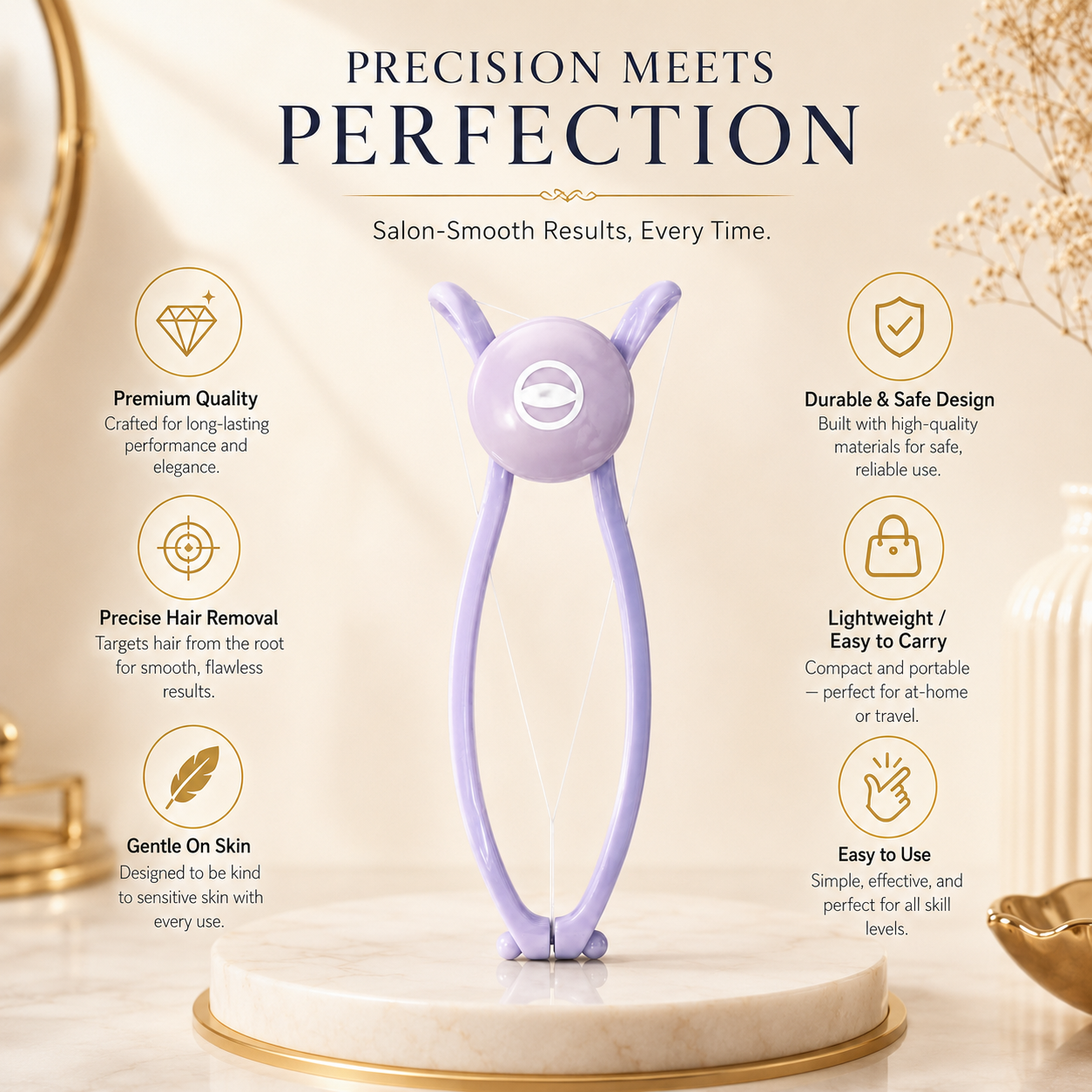 Sildne Facial Threading Machine for Women – Eyebrow & Face Hair Remover