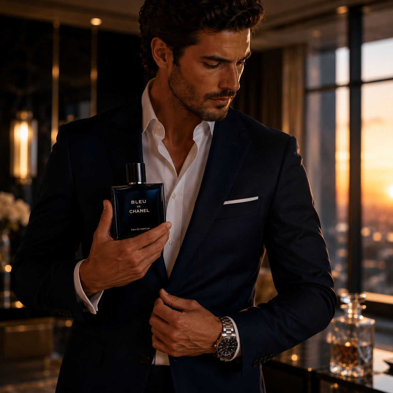 Bleu de Chanel Eau De Parfum 100ml – Premium Long-Lasting Men's Luxury Fragrance