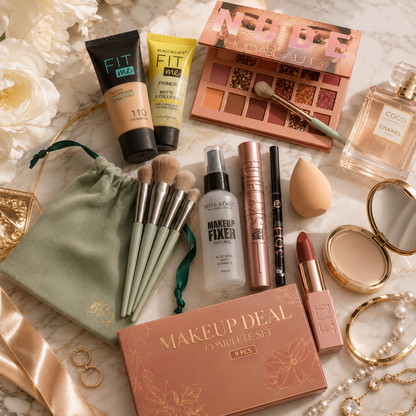 9 PCS Makeup Deal – Complete Beauty Essentials Set for Everyday Glam