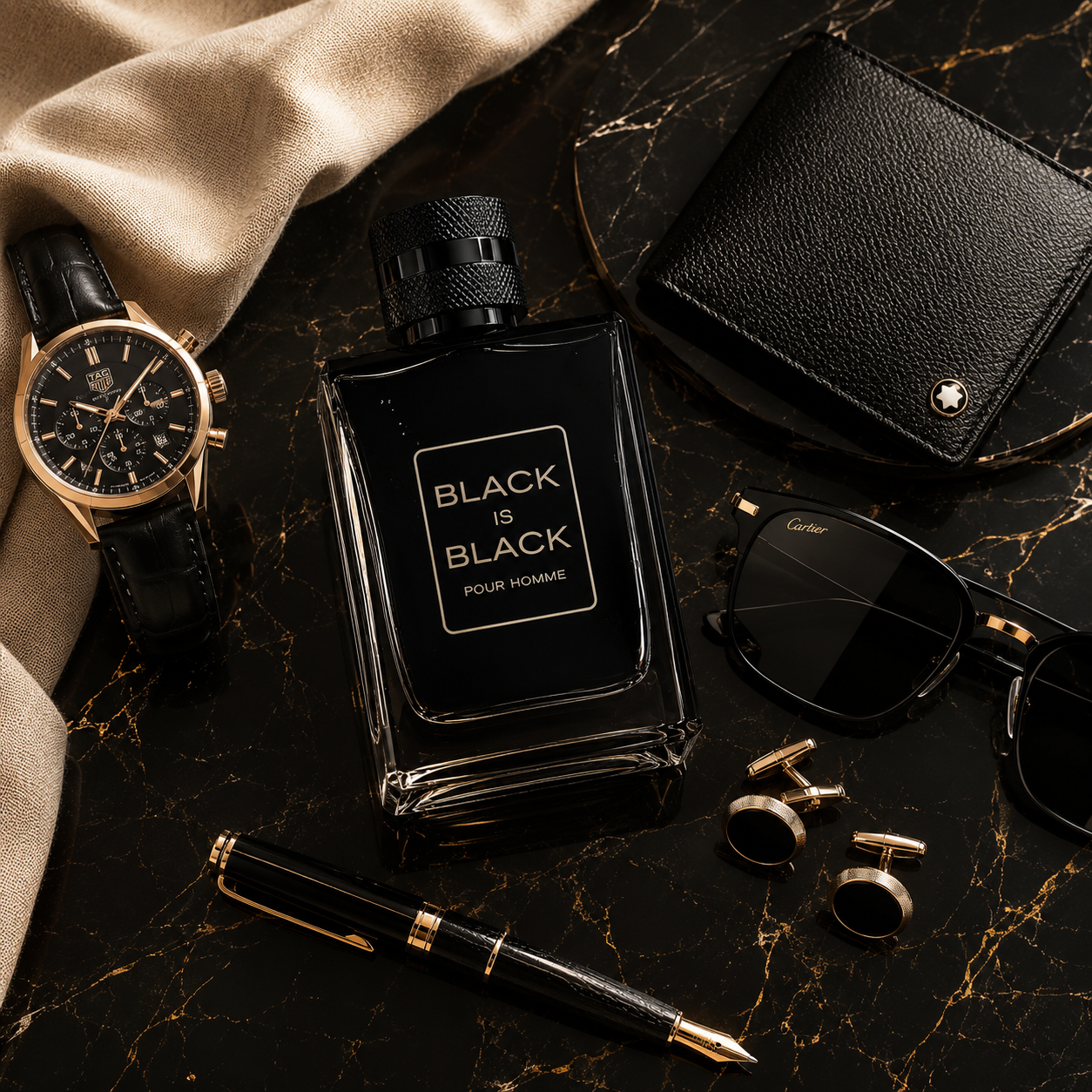 Black Is Black Eau De Parfum 100ml – Premium Long-Lasting Perfume for Men