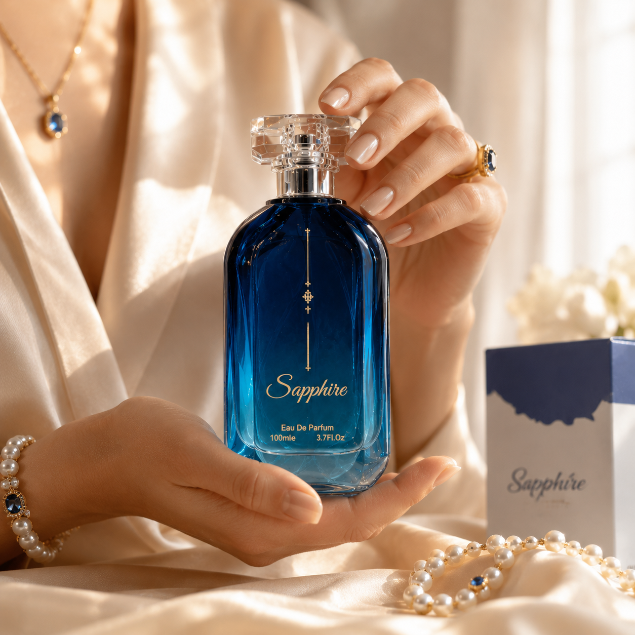 Sapphire Premium Perfume 100ml – Long-Lasting Elegant Fragrance for Daily Wear & Special Occasions